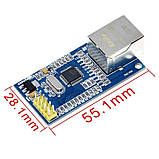 Мережевий модуль LAN Ethernet W5500 TZT Модуль мережевий Ethernet контролер Мережевий контролер для аrduino, фото 5
