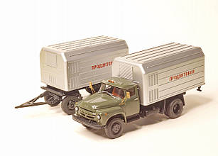 Масштабна модель автопоезда — рефрижератора ЗІЛ-ЛуМЗ-890Б з причепом ЛуАЗ 8930 (VScor).