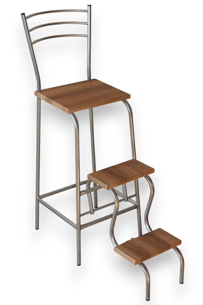 Стул-стремянка Барный Высокий со Ступеньками — Купить Недорого на Bigl ...