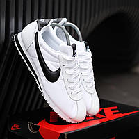 Мужские Кроссовки Nike Cortez White Black 44-45