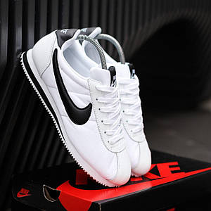 Чоловічі Кросівки Nike Cortez White Black 44-45