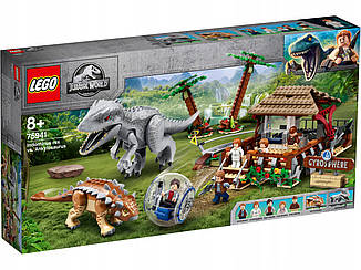 Lego Jurassic World Індомінус-рекс проти анкілозавра 75941