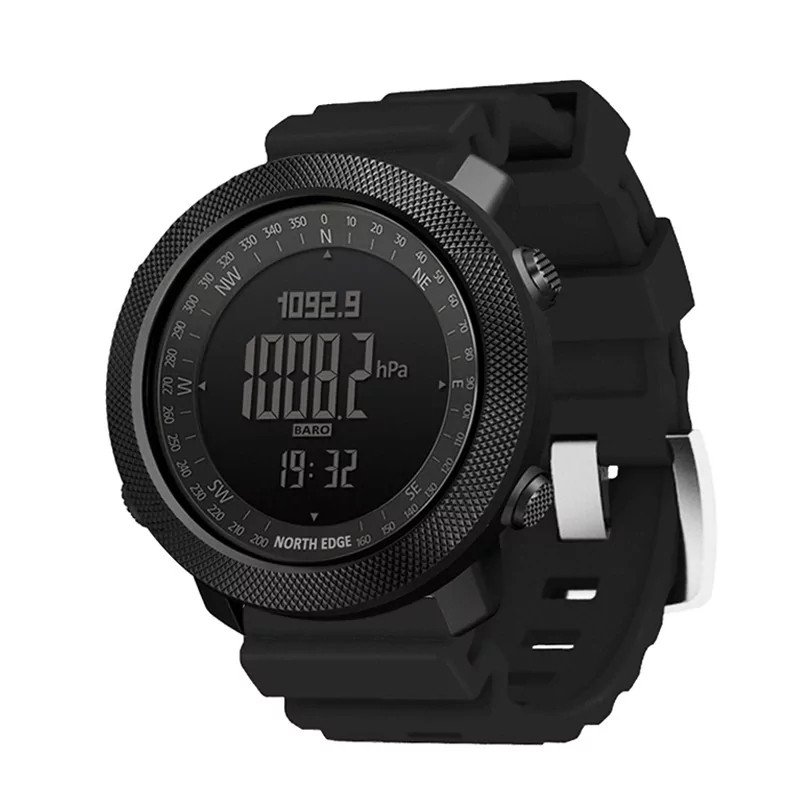 Тактичний чоловічий наручний годинник North Edge Apache 3 (Silicone), фото 1