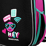 Рюкзак шкільний каркасний YES H-100 Lovely Smile, фото 5