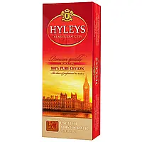 Чай цейлонский черный Hyleys English Aristocratic без добавок и ароматизаторов 25 пакетиков