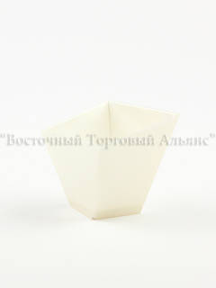 Креманка Біжу — Квадратна Біла — 60 мл