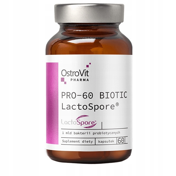 Пробіотик Ostrovit Pharma PRO-60 BIOTIC LactoSpore 60 caps