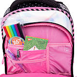 Рюкзак шкільний каркасний YES S-30 JUNO ULTRA Premium Barbie, фото 7