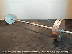 Штанга розбірна 57 кг Гантелі, гирі, штанги та диски металеві, фото 2