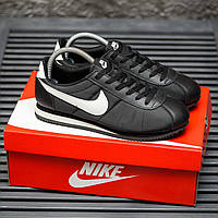 Мужские Кроссовки Nike Cortez Black White 41-44-45-46