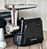 Компактная немецкая электромясорубка Мощная электрическая мясорубка с реверсом Rainberg RB-677