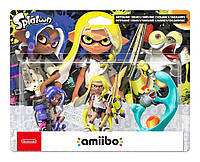 Комплект фигурок Amiibo Splatoon 3 Triple Set Octoling Inkling Smallfry