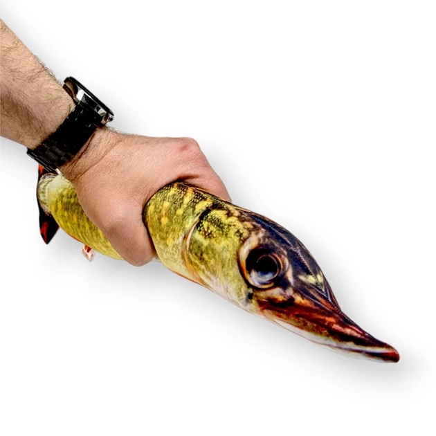 М'яка іграшка антистрес "Щука Тамара" 50см,подушка-антистрес,іграшка риба, фото 1