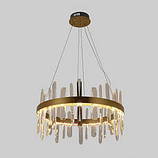 Бронзова 60см кругла люстра led 80W з пультом (918-LP451 BRONZE), фото 4