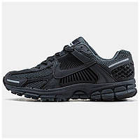 Мужские кроссовки Nike Air Zoom Vomero 5 Gray Black, черные кроссовки найк аир зум вомеро 5