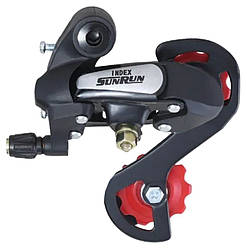 Перемикач задній SunRun RD-HG-17A, 6-7 швидкостей, коротка лапка, під болт