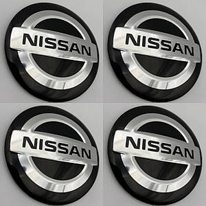 Наклейки для ковпачків із логотипом Nissan Ніссан 60 мм