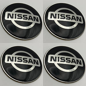 Наклейки для ковпачків із логотипом Nissan Ніссан 65 мм
