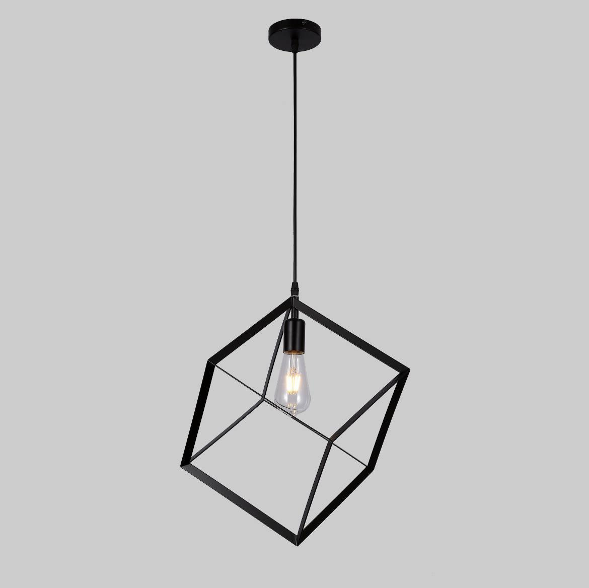 Великий чорний підвіс "Кубик" 27см (52-9751-1 BK)