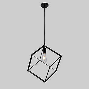 Великий чорний підвіс "Кубик" 27см (52-9751-1 BK), фото 1