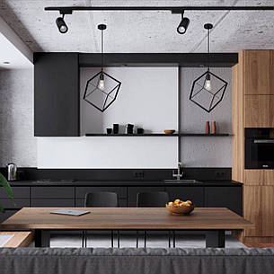 Великий чорний підвіс "Кубик" 27см (52-9751-1 BK), фото 2