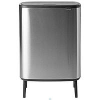 Бак для мусора Brabantia Bo Touch Bin Hi 2х30 л темно-серый