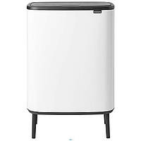 Бак для мусора Brabantia Bo Touch Bin Hi 2х30 л белый