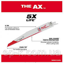 Milwaukee SAWZALL набір сабельних полотен бі-металевих піл (19-шт) 49-22-1110 США, фото 3