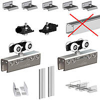 Комплект роликов для стеклянной двери Valcomp Herkules GLASS
