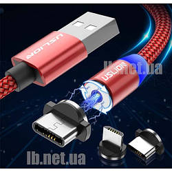 Магнітний кабель USB — Type C для заряджання (2 м)