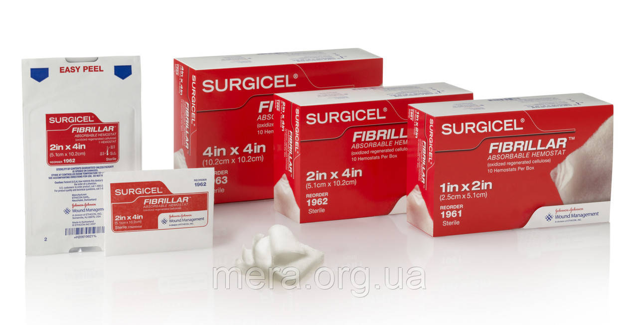 Гемостатичний матеріал Surgicel® FibrillarTM 