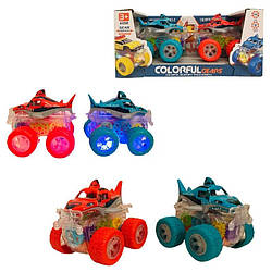 1113 YM/В Набір машин 2 штуки, світло, інерція, у дисплеї