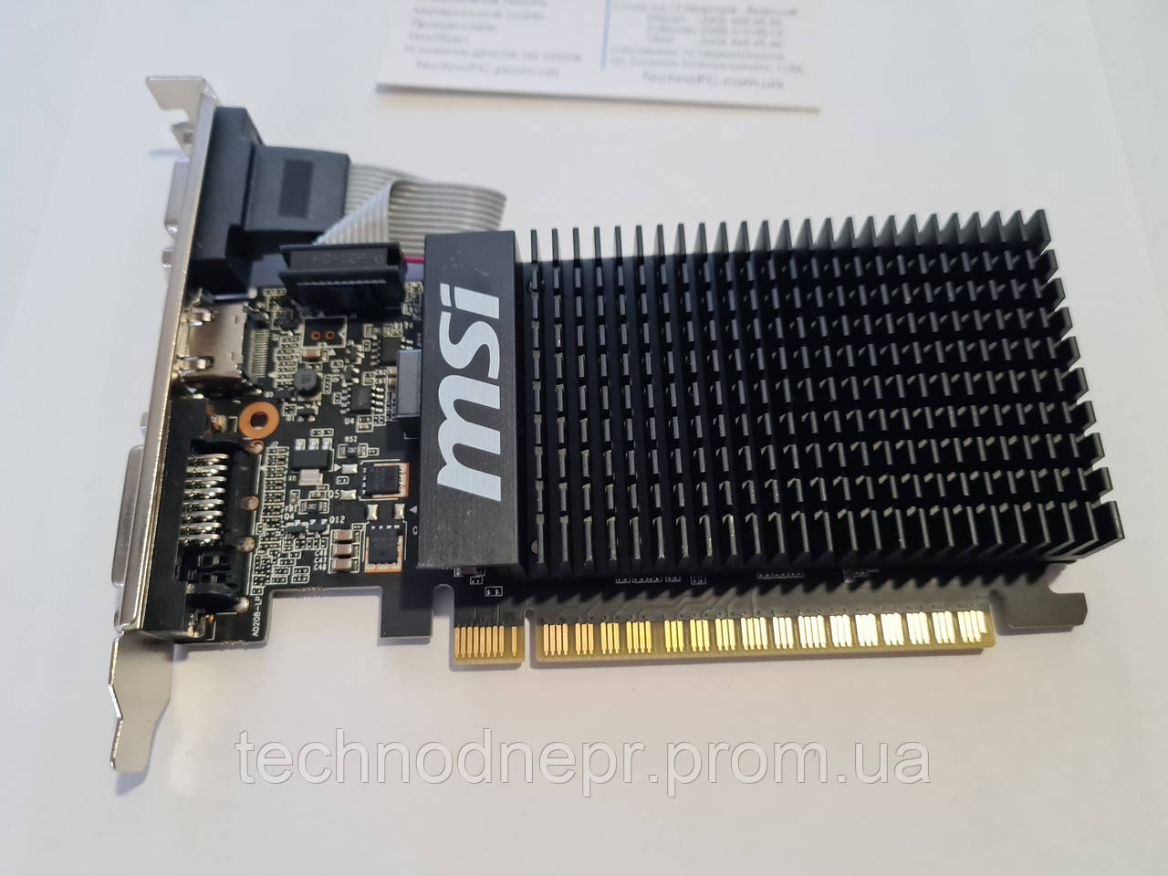 Видеокарта MSI Nvidia GeForce GT 710 - 1GB 1024 MB - GDDR3 - 64 Bit ...