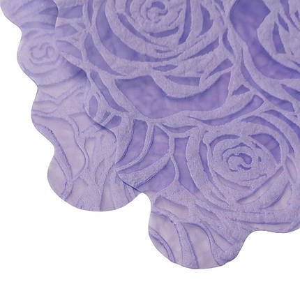 Набір серветок Flowers №1 на полички в холодильник 4 шт 30х50 см лавандовий, фото 3