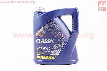 Олія 4T 10W-40 — напівсинтетична універсальна "Classic", 4L
