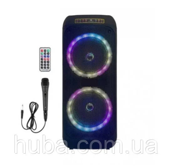 Вluetooth колонка з пультом та мікрофоном KIMISO QS-6602.Акустична система.2200w
