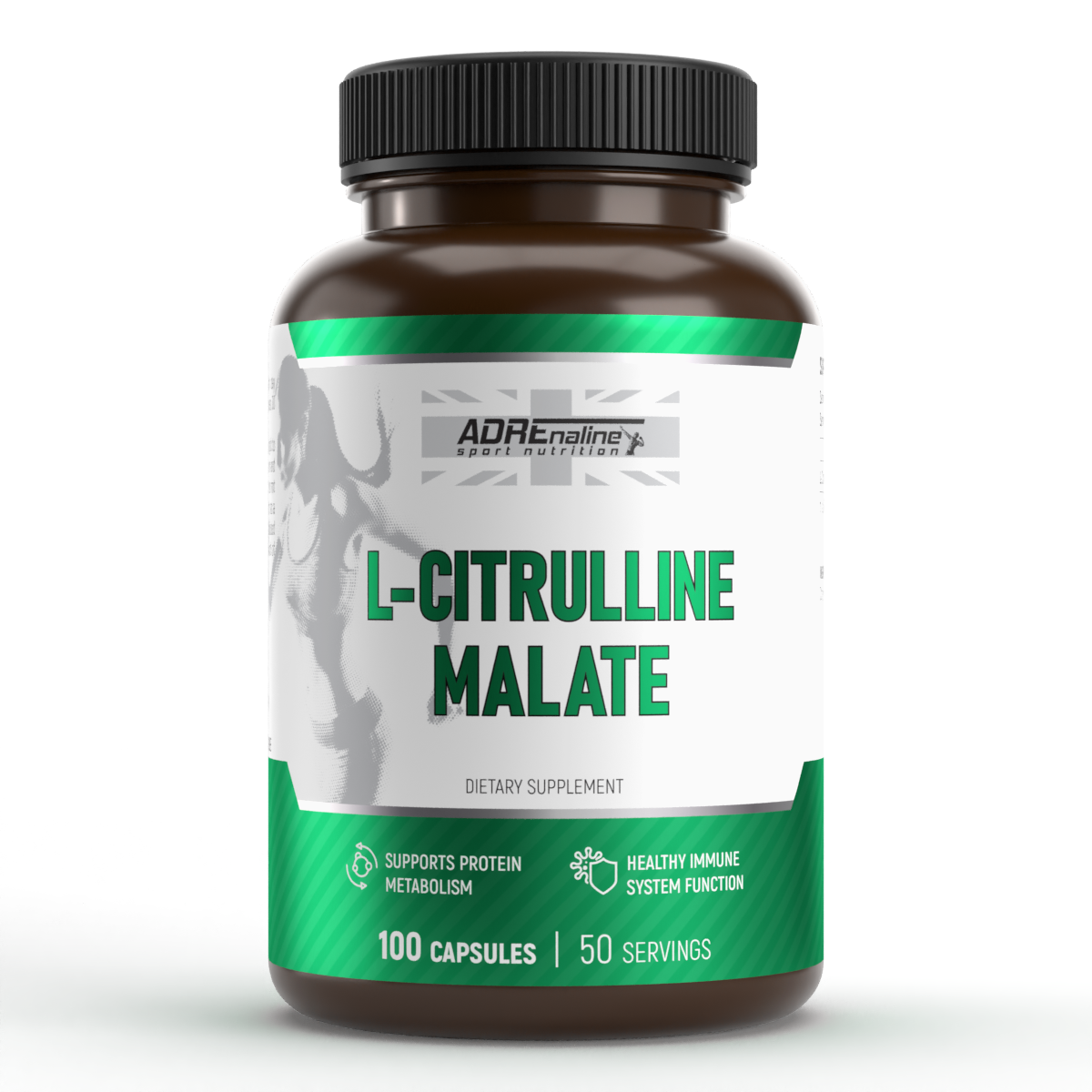 Цитрулін Adrenaline Sport Nutrition L-Citrulline Malate 100 капсул