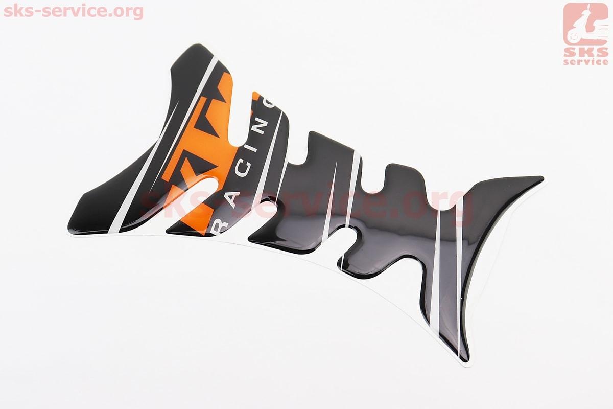 Наклейка захисна на бак паливний "KTM", чорний