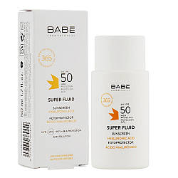 Сонцезахисний флюїд з матуючим ефектом Babe Super Fluid Mattifying SPF 50, 50 мл