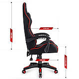 Комп'ютерне крісло Hell's Chair HC-1008 Red, фото 11