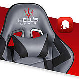Комп'ютерне крісло Hell's HC-1007 Gray, фото 5