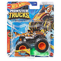 Hot Wheels Monster Jam Trucks тигрова акула tiger shark Позашляховик джип 1:64 Scale FYJ44