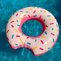 Круг надувний для плавання пончик intex