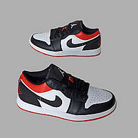 Кроссовки подростковые Nike Air Jordan 1 . Найк Джордан 1. кожанные