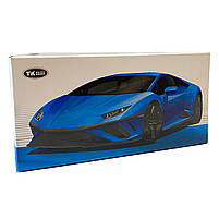 Машинка металева дитяча Ferrari Феррарі, синя, Авто Експерт металопластик, 1:32, звук, світло, інерція, відчиняються двері, капот,, фото 8