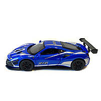 Машинка металева дитяча Ferrari Феррарі, синя, Авто Експерт металопластик, 1:32, звук, світло, інерція, відчиняються двері, капот,, фото 4