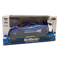 Машинка металева дитяча Ferrari Феррарі, синя, Авто Експерт металопластик, 1:32, звук, світло, інерція, відчиняються двері, капот,, фото 9