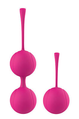 Вагінальні кульки рожеві PLEASURE BALLS & EGGS DUO ball SET Talla
