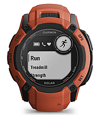 Смарт-годинник Garmin Instinct 2X Solar Flame Red, фото 3