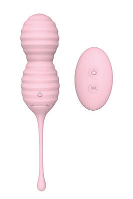 Вагінальні кульки рожеві з дистанційним пультом PLEASURE BALLS&EGGS BEEHIVE PINK Talla